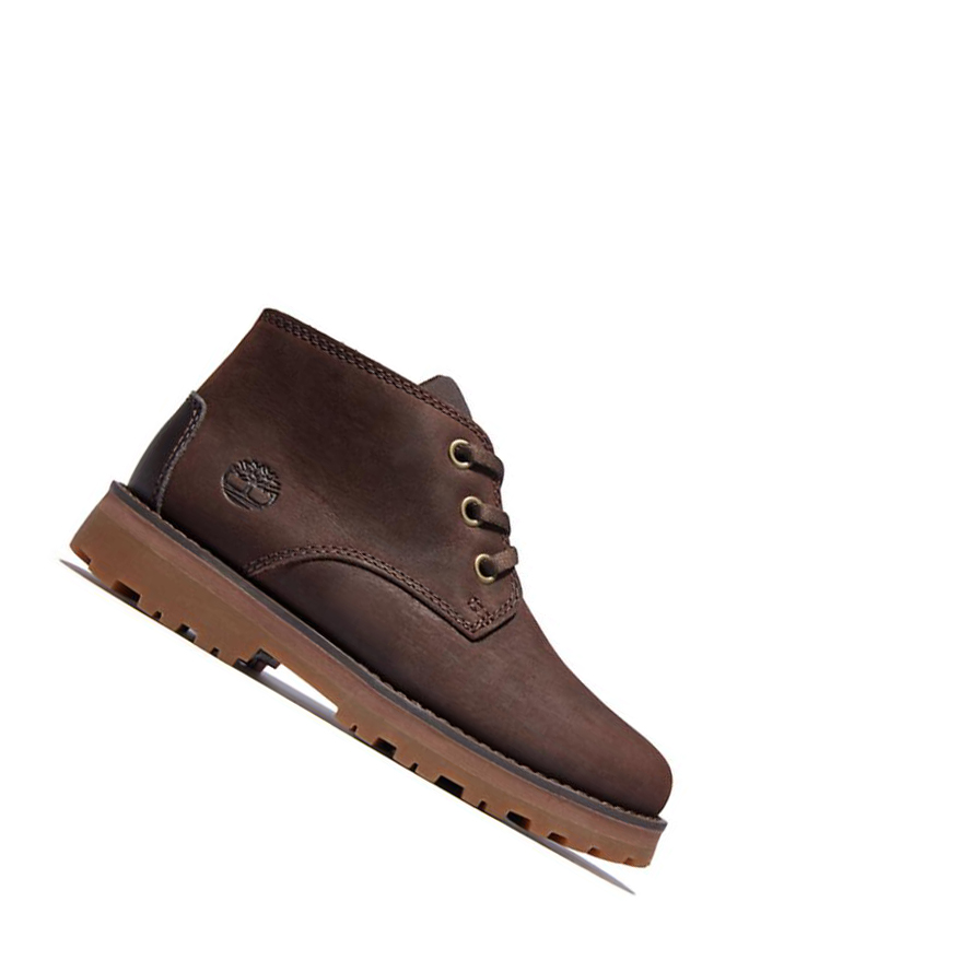 Botas Chukka Timberland Courma Kid Niños Marrones Oscuro | ES-CPKMT23