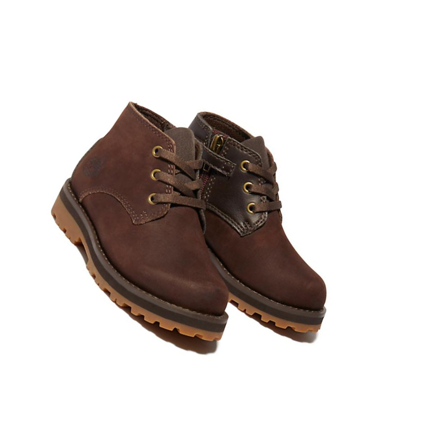 Botas Chukka Timberland Courma Kid Niños Marrones Oscuro | ES-ISRXK03