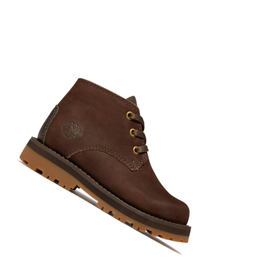 Botas Chukka Timberland Courma Kid Niños Marrones Oscuro | ES-ISRXK03