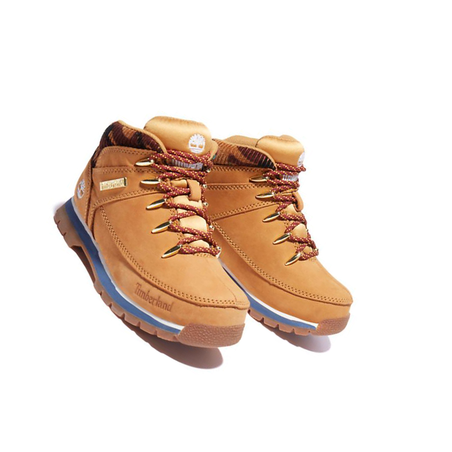 Botas Chukka Timberland Euro Sprint Mid Hiker Niños Amarillo | ES-AHRKZ41