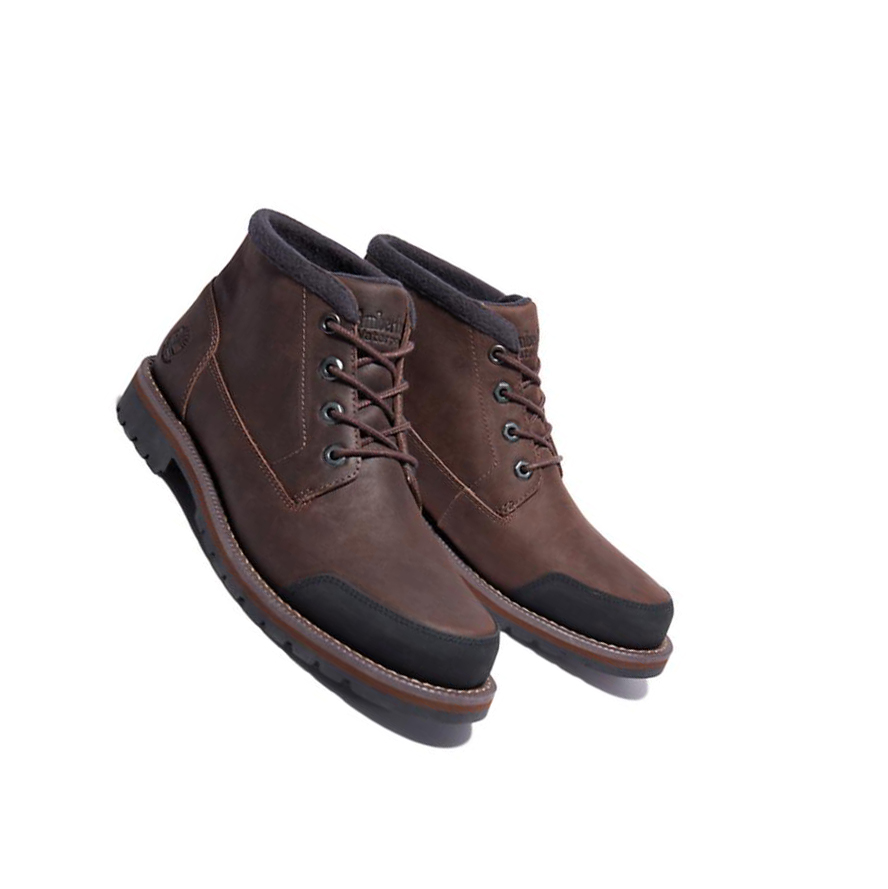 Botas Chukka Timberland Larchmont Forro Hombre Marrones Oscuro | ES-MBOCF05