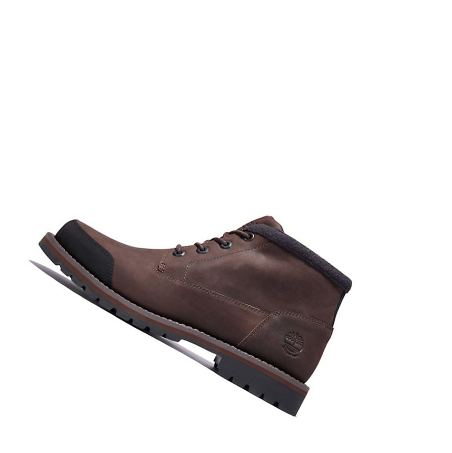 Botas Chukka Timberland Larchmont Forro Hombre Marrones Oscuro | ES-MBOCF05