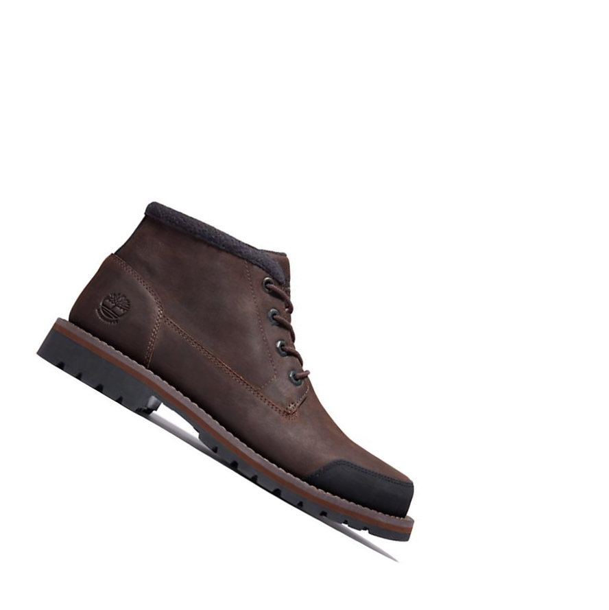 Botas Chukka Timberland Larchmont Forro Hombre Marrones Oscuro | ES-MBOCF05