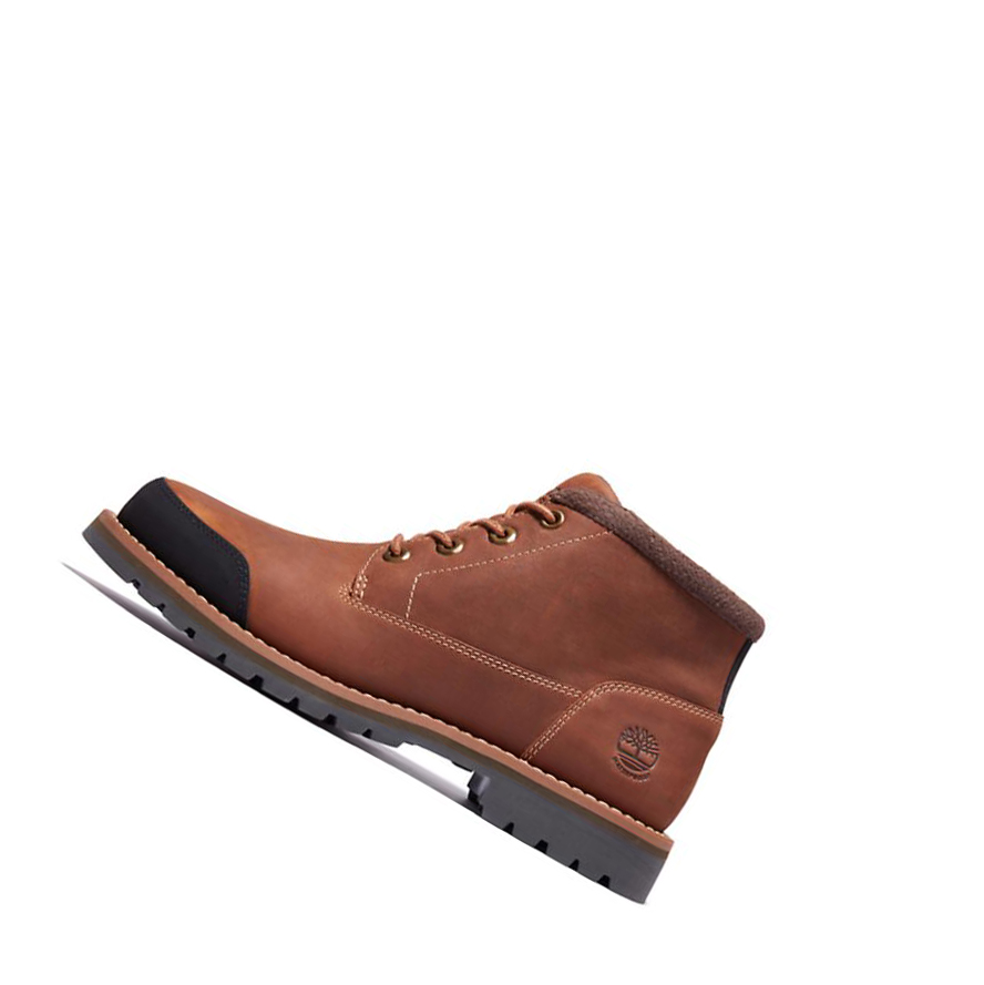 Botas Chukka Timberland Larchmont Forro Hombre Marrones | ES-XKADC31