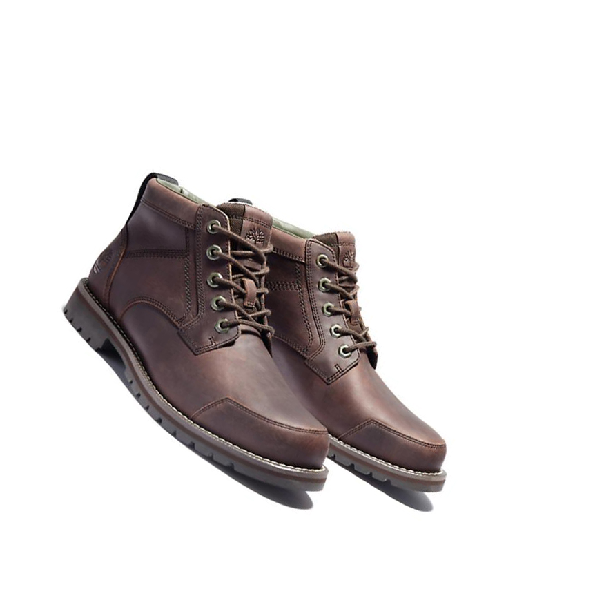 Botas Chukka Timberland Larchmont II Cuero Hombre Marrones Oscuro | ES-JNPDO96