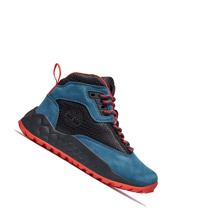 Botas Chukka Timberland Solar Wave GreenStride™ Hiker Niños Azules | ES-GBKHC78