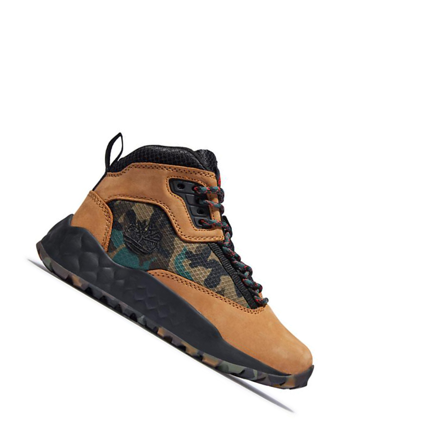 Botas Chukka Timberland Solar Wave GreenStride™ Hiker Niños Amarillo | ES-HXMFJ06