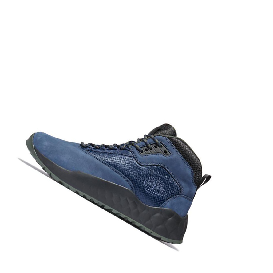 Botas Chukka Timberland Solar Wave GreenStride™ Hombre Azul Marino | ES-ZFMJV70