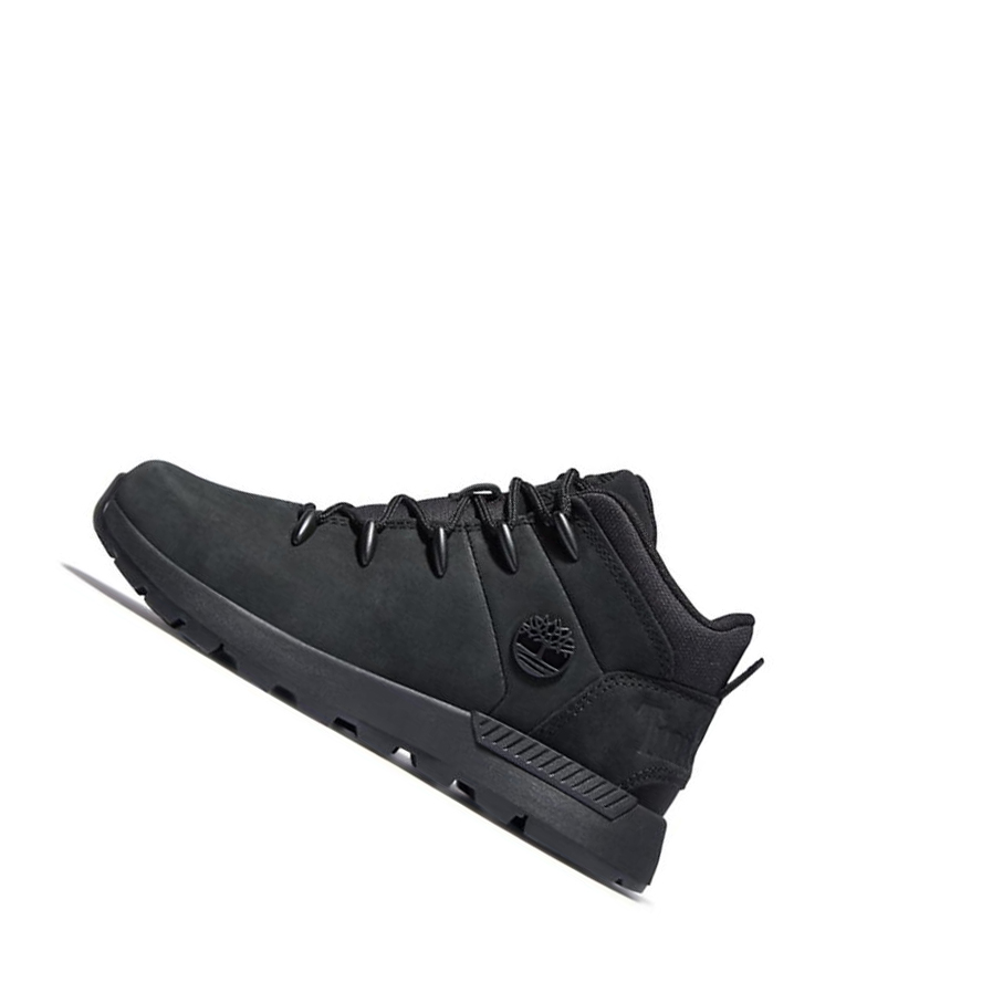 Botas Chukka Timberland Sprint Trekker Niños Negras | ES-AIUSD16