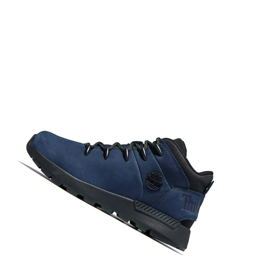 Botas Chukka Timberland Sprint Trekker Niños Azul Marino | ES-HWKBJ60