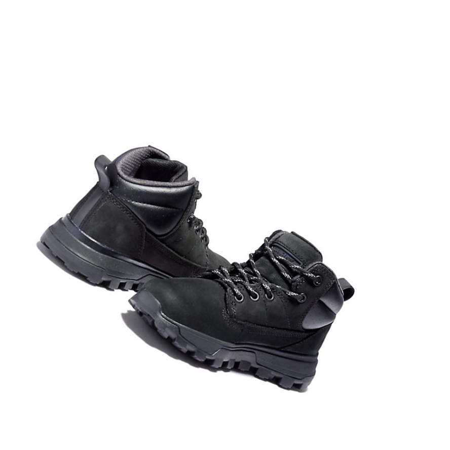 Botas Chukka Timberland Treeline Mid Hiker Niños Negras | ES-LMSDF09