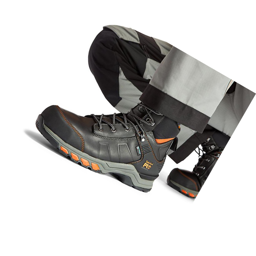 Botas De Trabajo Timberland PRO® Hypercharge Composite Seguridad Puntera Impermeables Hombre Negras | ES-ZXEMJ30