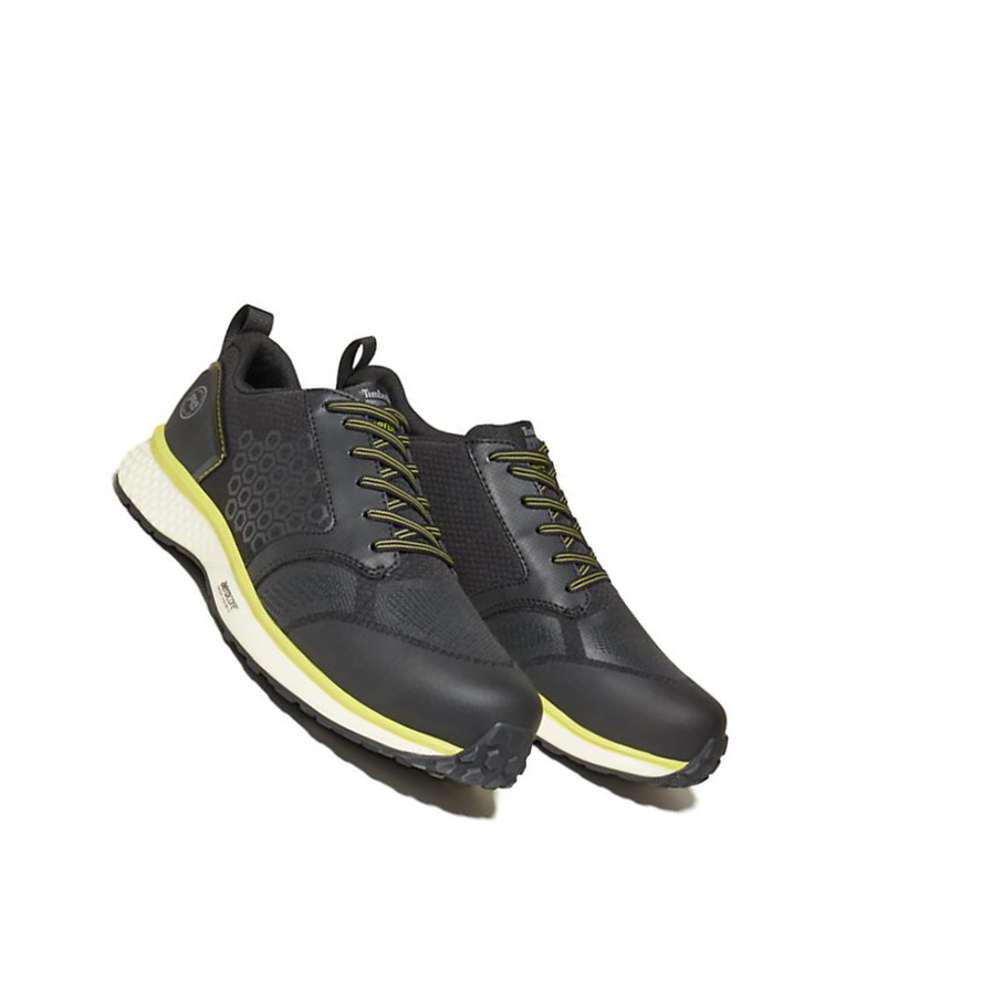 Botas De Trabajo Timberland PRO® Reaxion Hombre Negras Amarillo | ES-BZAFS02