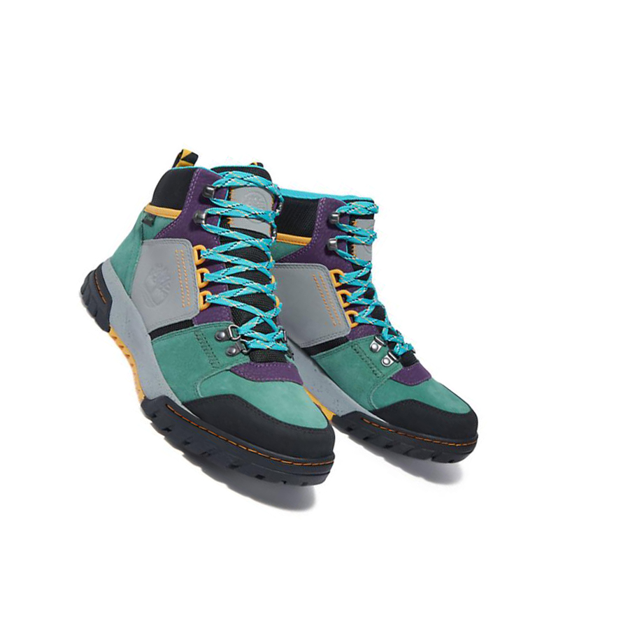 Botas Montaña Timberland Boulder Trail Trekker Chukka Hombre Verde | ES-MQDGA14