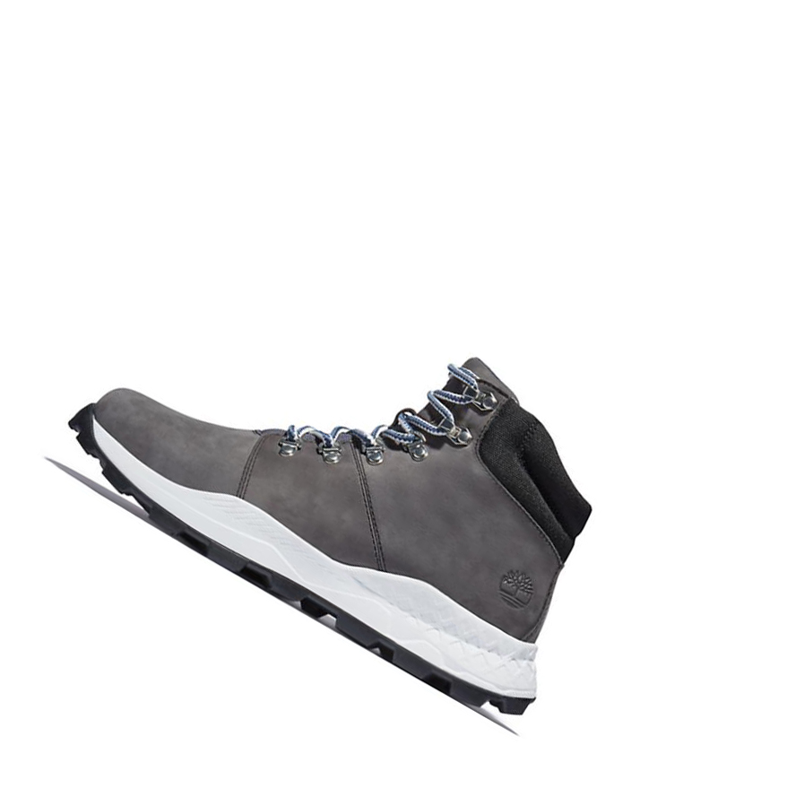 Botas Montaña Timberland Brooklyn Hiker Chukka Hombre Gris | ES-QWPUB51