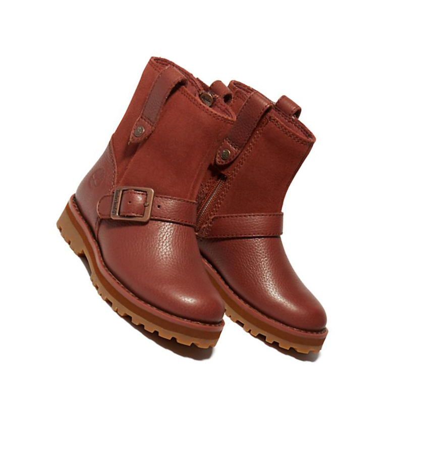 Botas Montaña Timberland Courma Kid Side-zip Invierno Niños Marrones | ES-BXNAW95