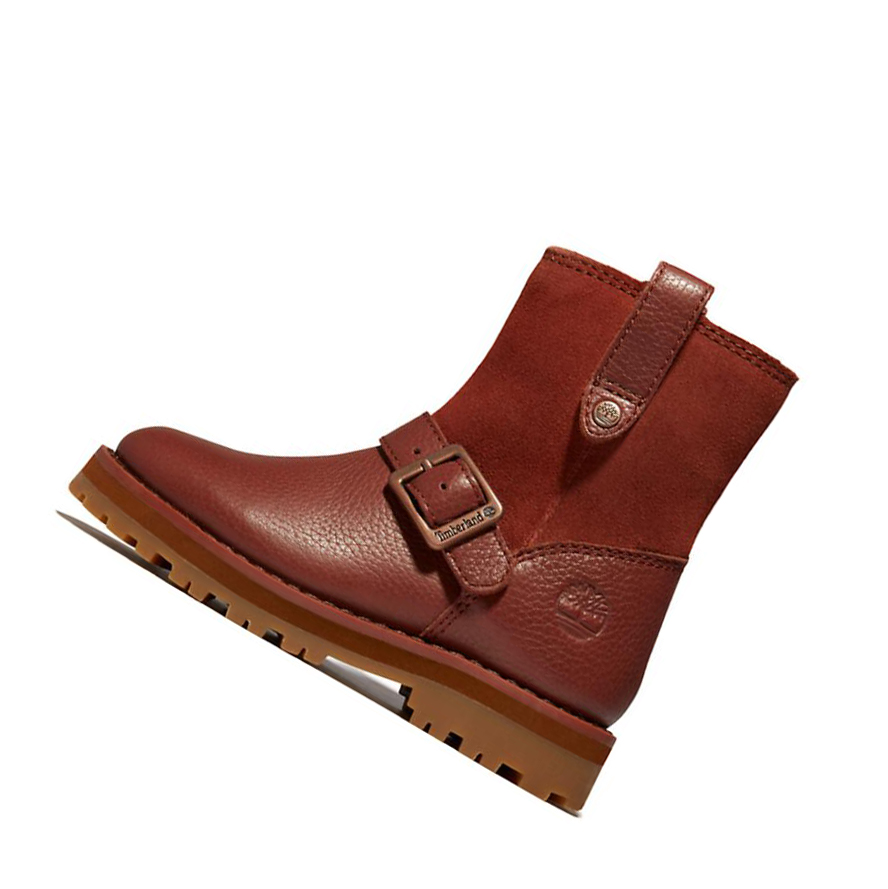 Botas Montaña Timberland Courma Kid Side-zip Invierno Niños Marrones | ES-BXNAW95