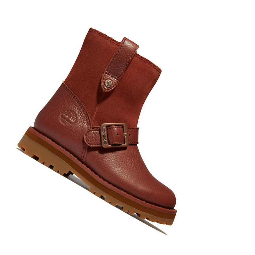 Botas Montaña Timberland Courma Kid Side-zip Invierno Niños Marrones | ES-BXNAW95