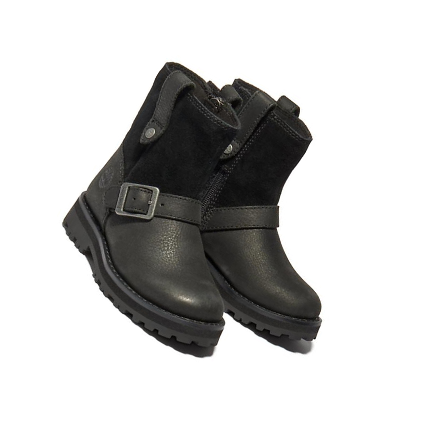 Botas Montaña Timberland Courma Kid Side-zip Invierno Niños Negras | ES-TJVZA41