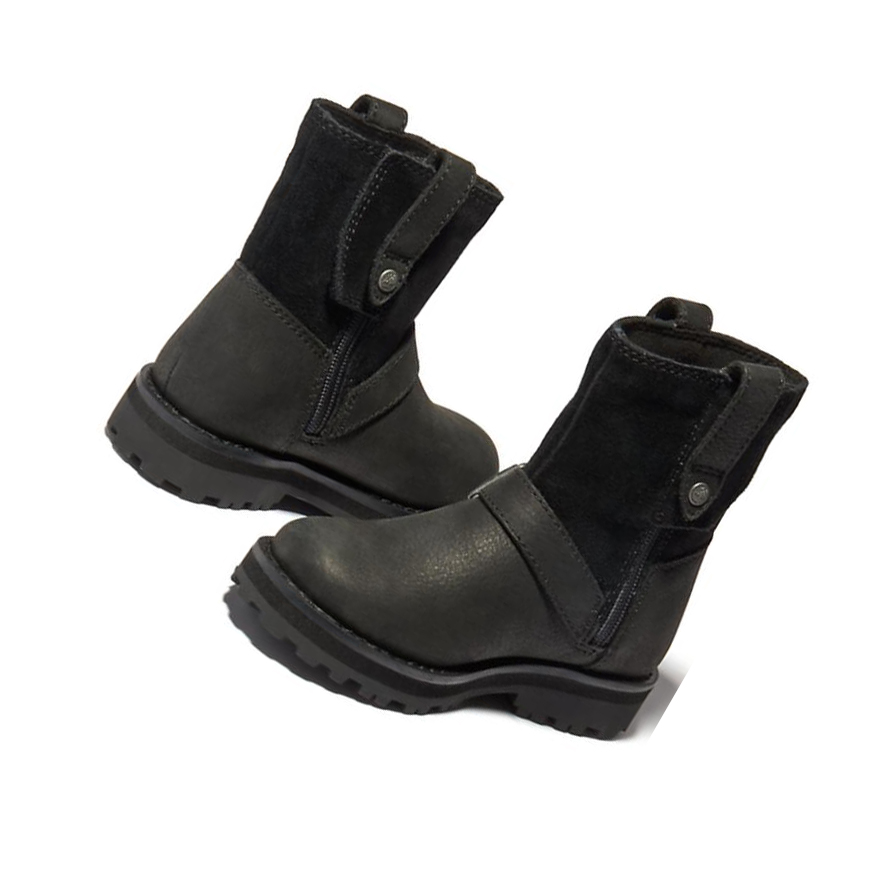 Botas Montaña Timberland Courma Kid Side-zip Invierno Niños Negras | ES-TJVZA41