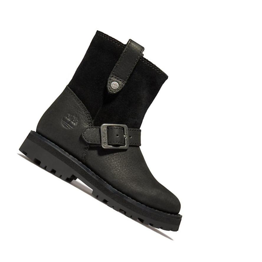 Botas Montaña Timberland Courma Kid Side-zip Invierno Niños Negras | ES-TJVZA41