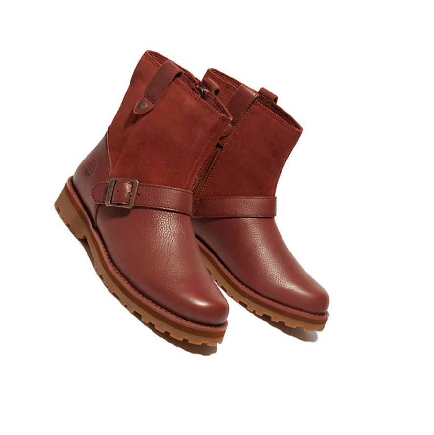 Botas Montaña Timberland Courma Kid Side-zip Invierno Niños Marrones | ES-YVAWB72