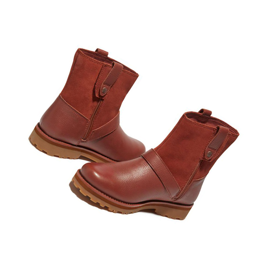 Botas Montaña Timberland Courma Kid Side-zip Invierno Niños Marrones | ES-YVAWB72