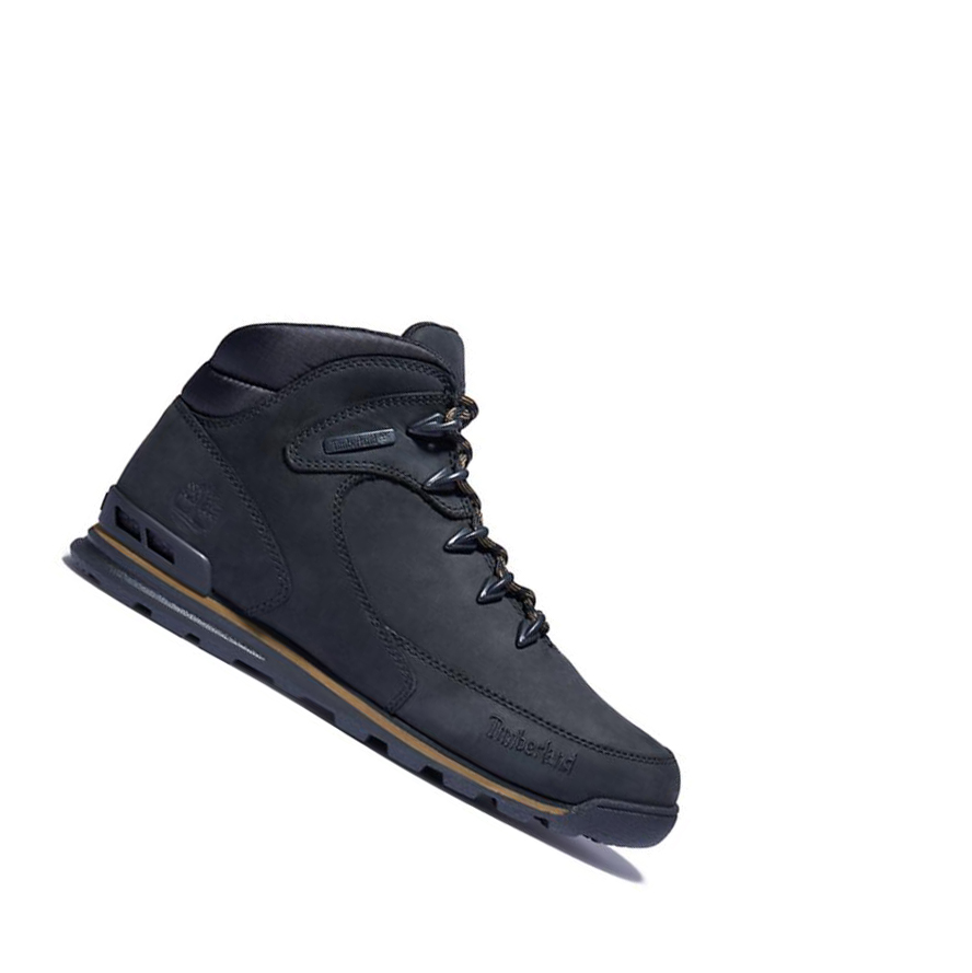 Botas Montaña Timberland Euro Rock Mid Hiker Hombre Negras | ES-KGJTX12