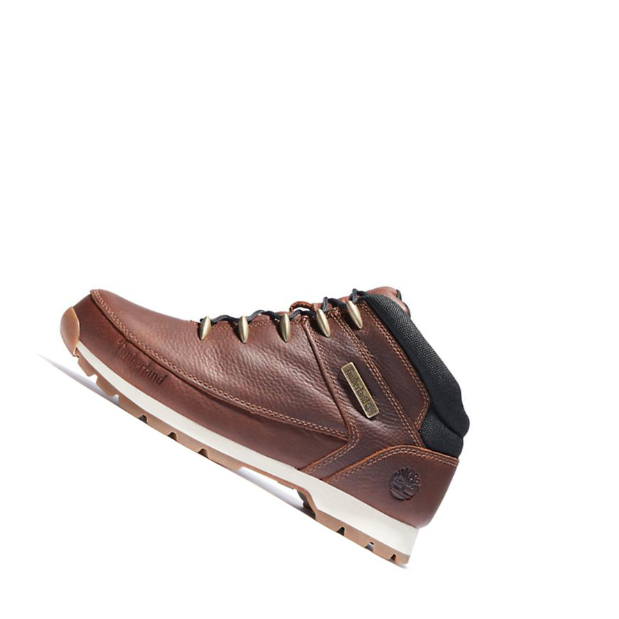 Botas Montaña Timberland Euro Sprint Hiker Full-grain Hombre Marrones | ES-ADJQO24