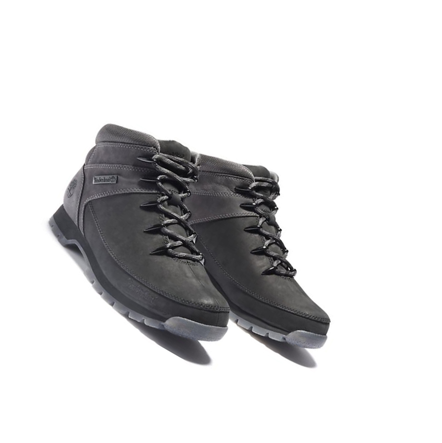 Botas Montaña Timberland Euro Sprint Hiker Hombre Negras Gris | ES-CHQNE70