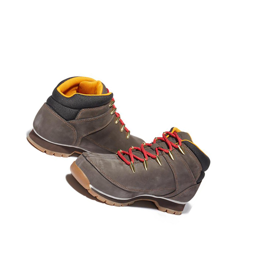 Botas Montaña Timberland Euro Sprint Hiker Nubuck Hombre Marrones | ES-CTJND02