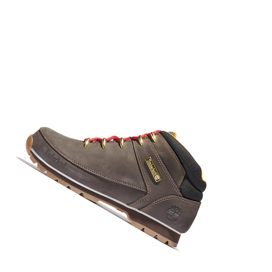 Botas Montaña Timberland Euro Sprint Hiker Nubuck Hombre Marrones | ES-CTJND02