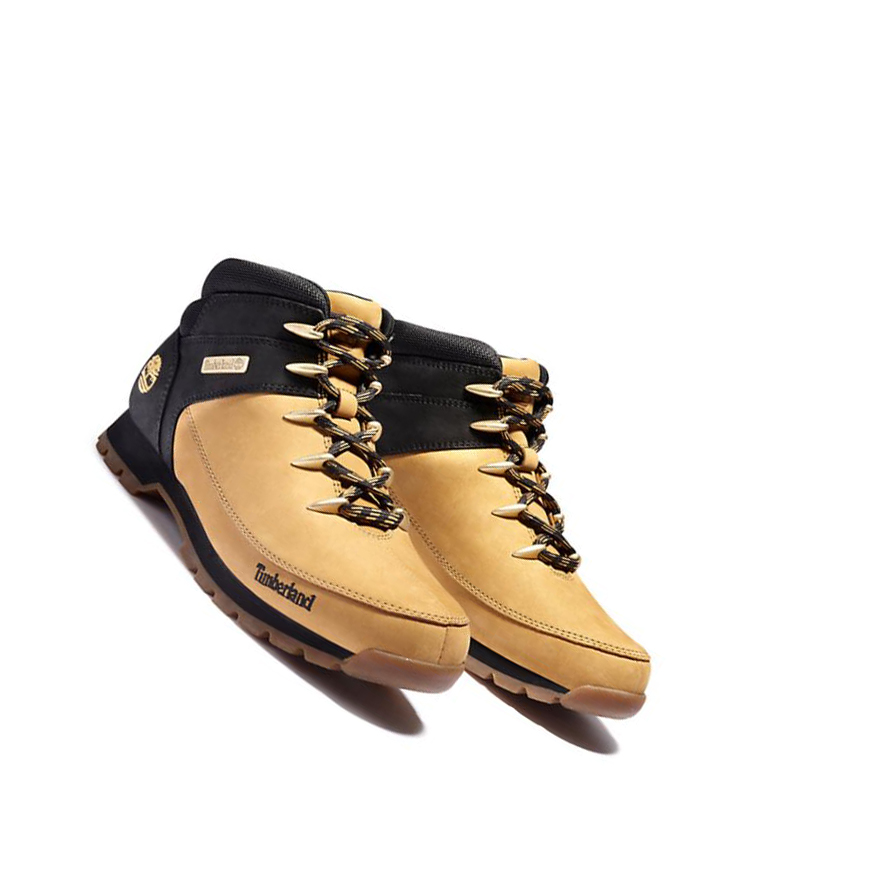 Botas Montaña Timberland Euro Sprint Hiker Hombre Amarillo Negras | ES-MHRLA01