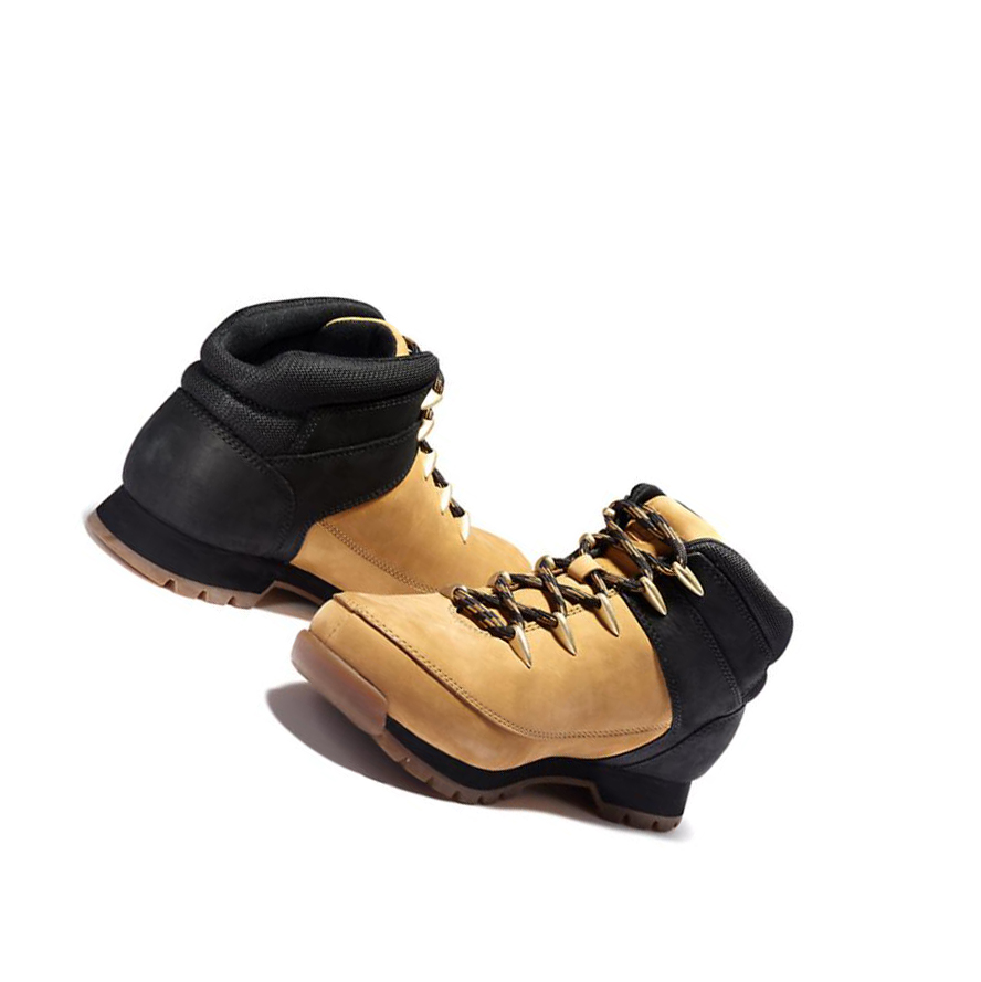 Botas Montaña Timberland Euro Sprint Hiker Hombre Amarillo Negras | ES-MHRLA01