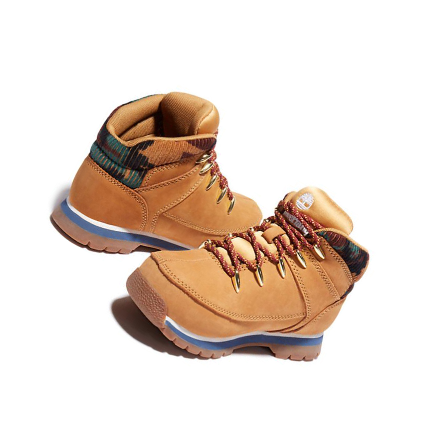 Botas Montaña Timberland Euro Sprint Hiker Niños Amarillo | ES-SCPAO25