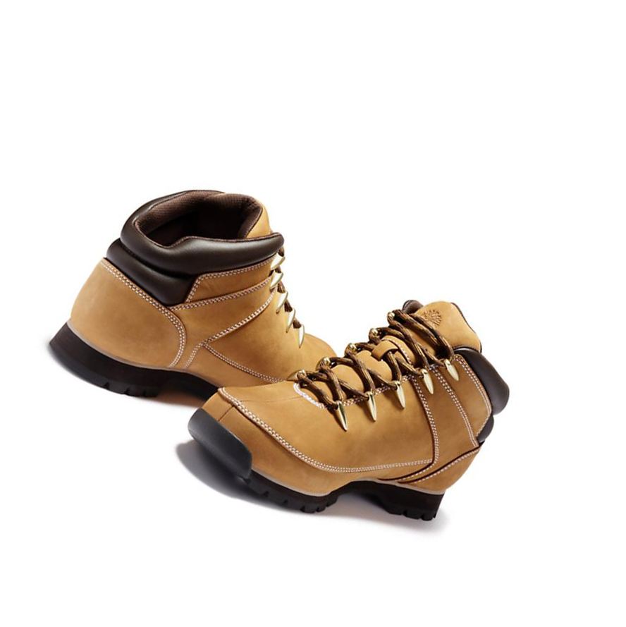 Botas Montaña Timberland Euro Sprint Hiker Nubuck Hombre Amarillo | ES-ZXLRH93