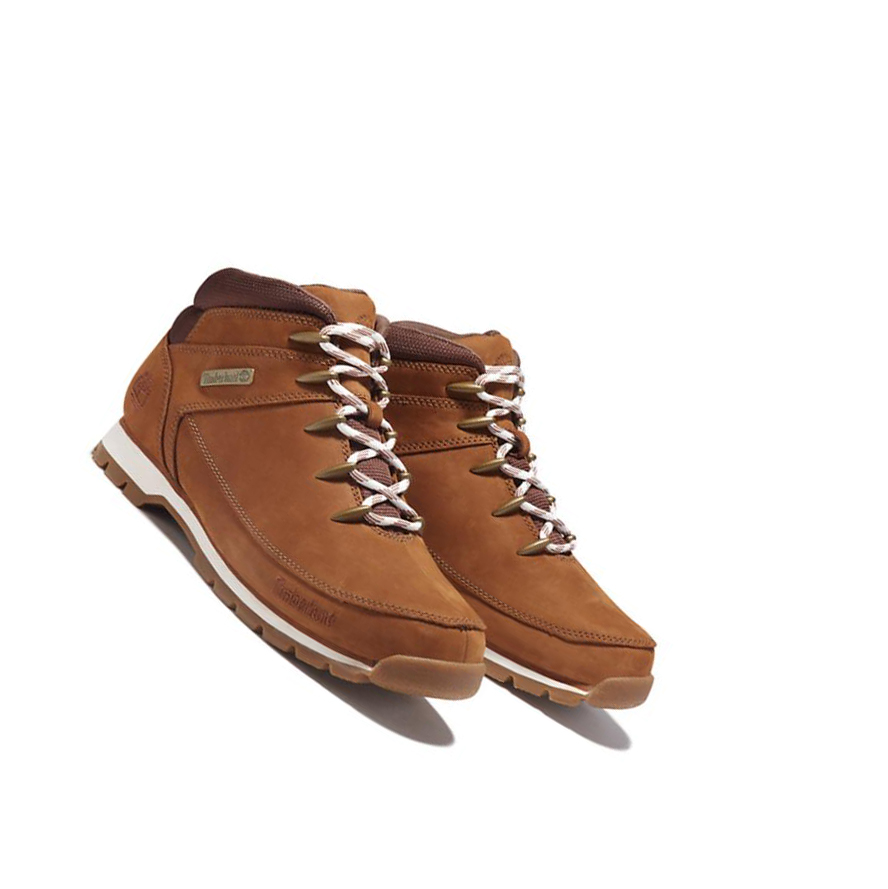 Botas Montaña Timberland Euro Sprint Mid Hiker Hombre Marrones | ES-JUGYR09