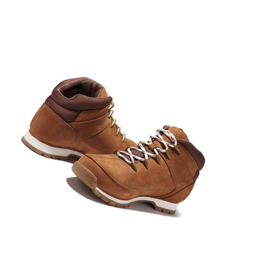 Botas Montaña Timberland Euro Sprint Mid Hiker Hombre Marrones | ES-JUGYR09