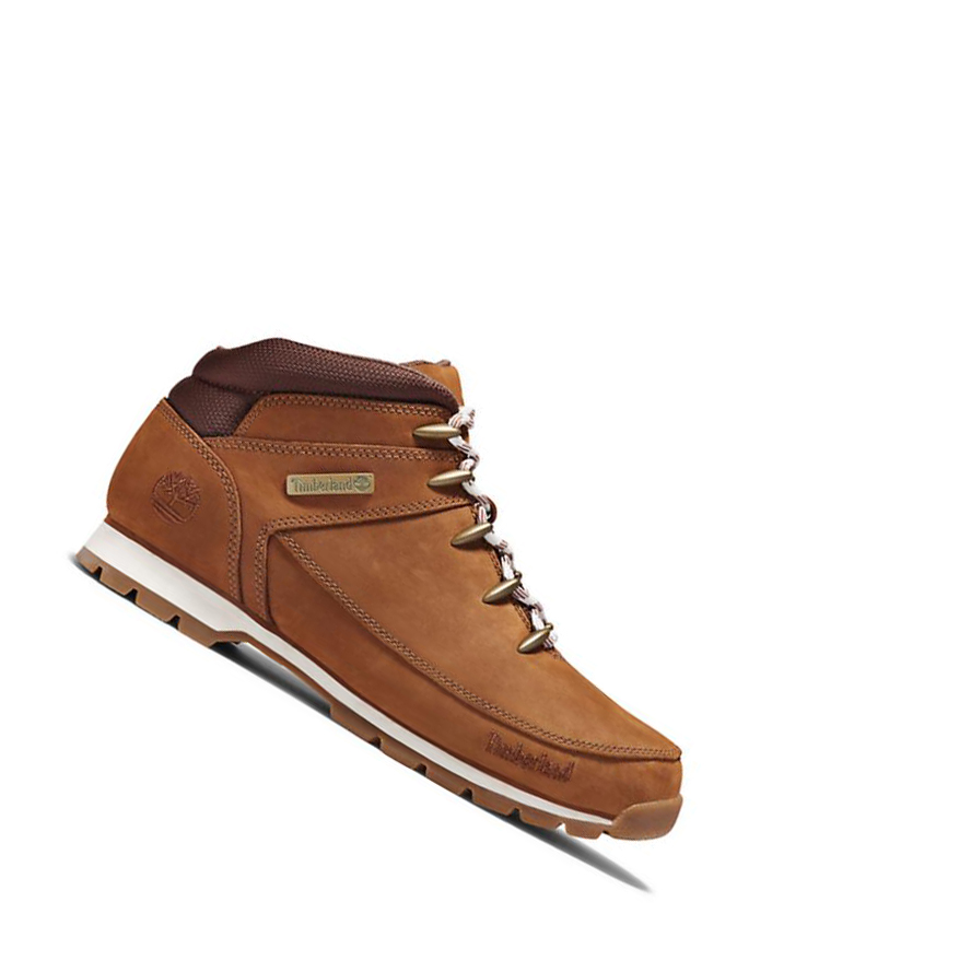 Botas Montaña Timberland Euro Sprint Mid Hiker Hombre Marrones | ES-JUGYR09