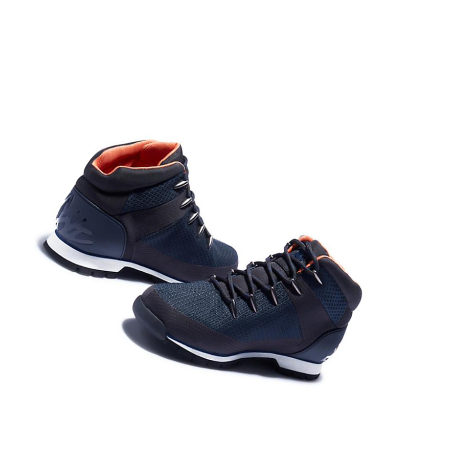 Botas Montaña Timberland Euro Sprint Mid Hiker Hombre Azul Marino | ES-NMRQP65