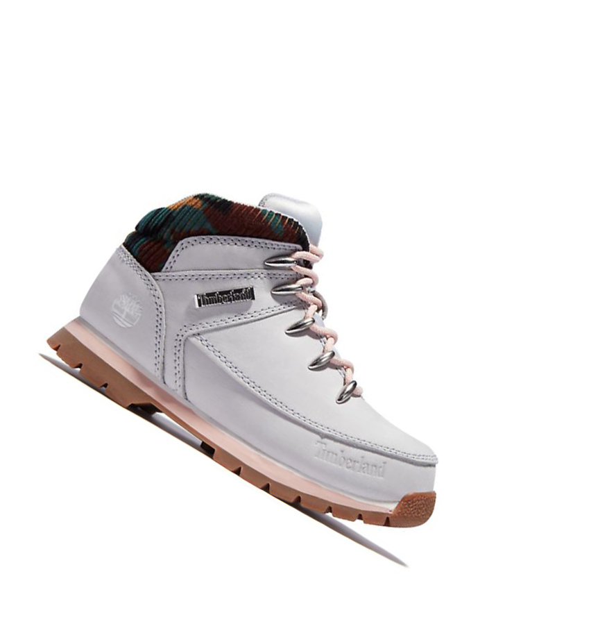 Botas Montaña Timberland Euro Sprint Mid Hiker Niños Gris Claro | ES-ZPADL19