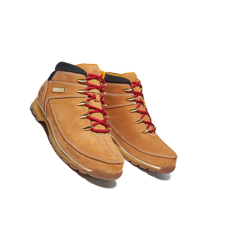 Botas Montaña Timberland Euro Sprint Red-laced Hiker Hombre Amarillo | ES-QSPJT30