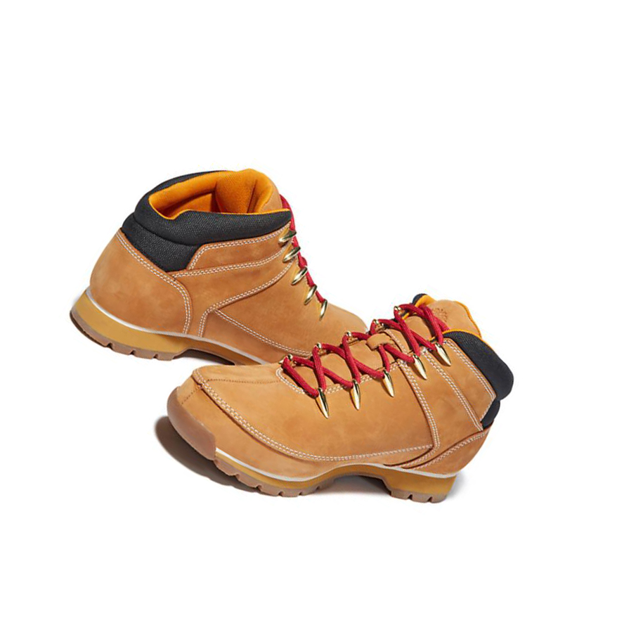 Botas Montaña Timberland Euro Sprint Red-laced Hiker Hombre Amarillo | ES-QSPJT30