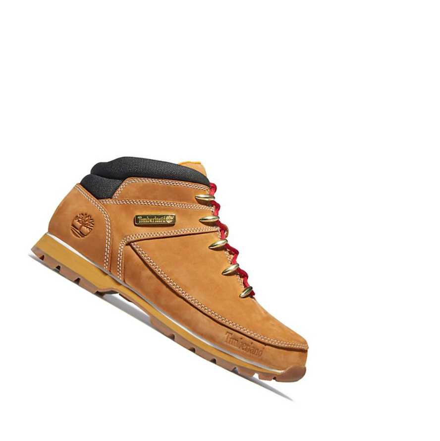 Botas Montaña Timberland Euro Sprint Red-laced Hiker Hombre Amarillo | ES-QSPJT30