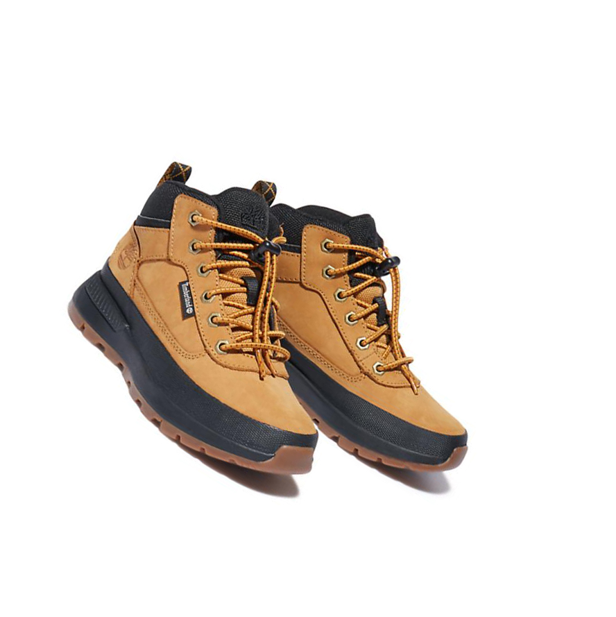 Botas Montaña Timberland Field Trekker Niños Amarillo | ES-AVZNT97