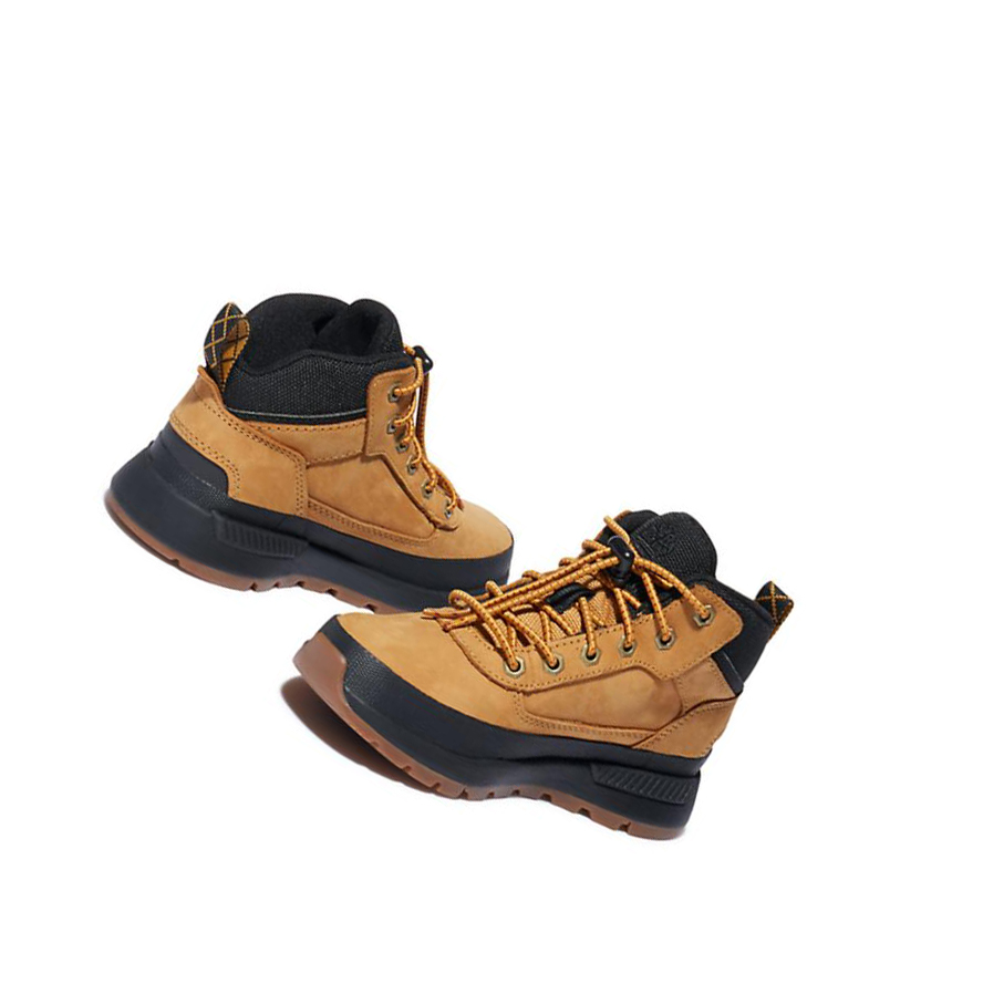 Botas Montaña Timberland Field Trekker Niños Amarillo | ES-AVZNT97