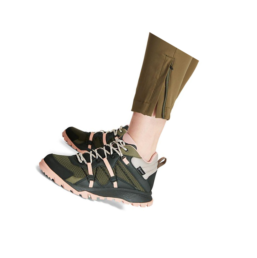 Botas Montaña Timberland Garrison Trail Hiker Mujer Verde Oscuro | ES-GAPRU20