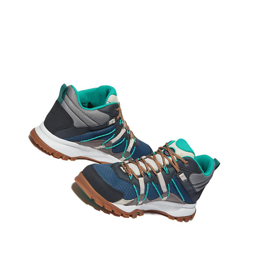 Botas Montaña Timberland Garrison Trail Hiker Mujer Azules | ES-WJYBK49