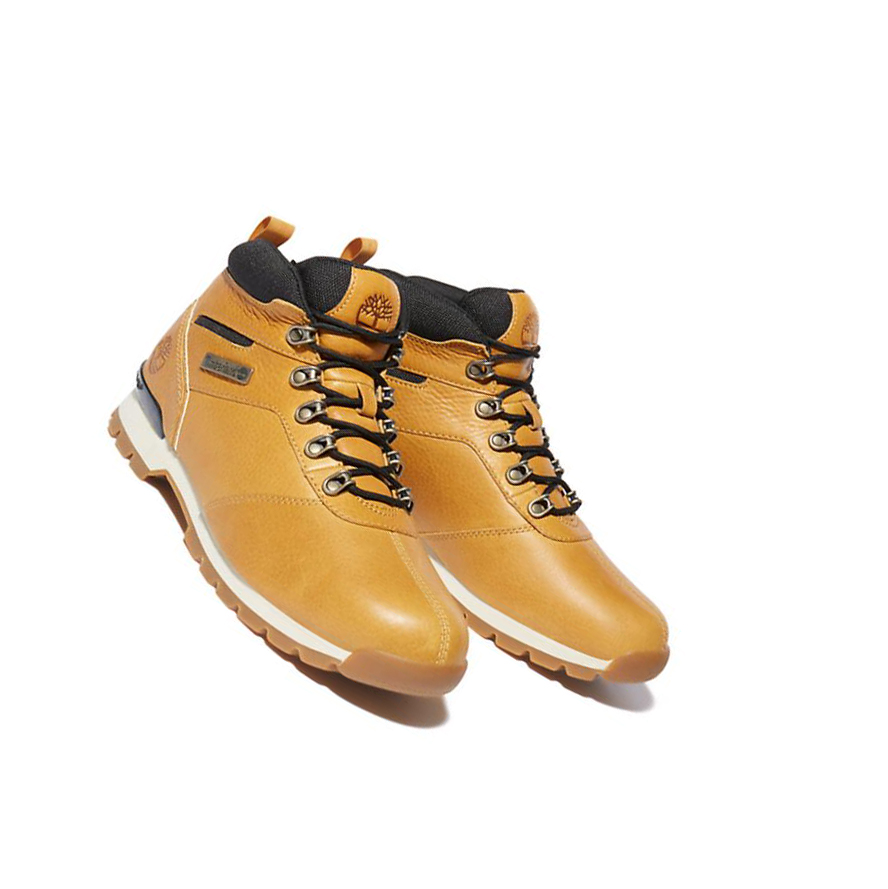 Botas Montaña Timberland Splitrock Mid Hiker Hombre Amarillo | ES-OBKAT41