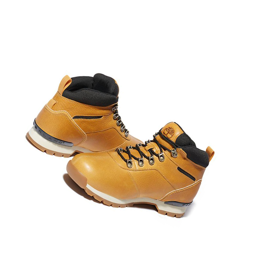 Botas Montaña Timberland Splitrock Mid Hiker Hombre Amarillo | ES-OBKAT41